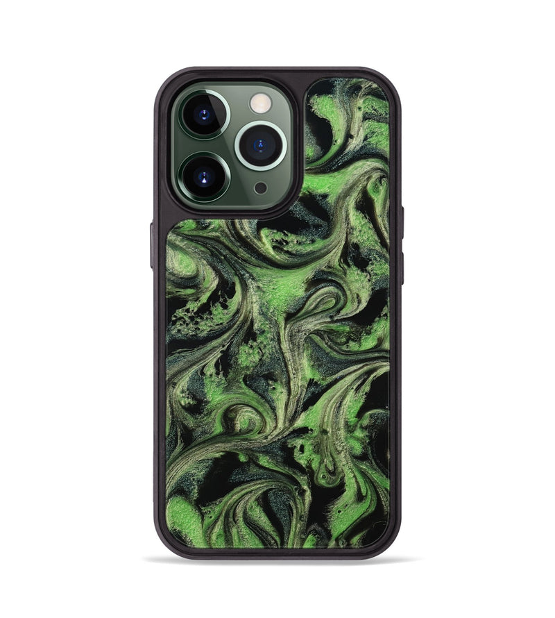 iPhone 13 Pro ResinArt Phone Case - April (Green, 814108)
