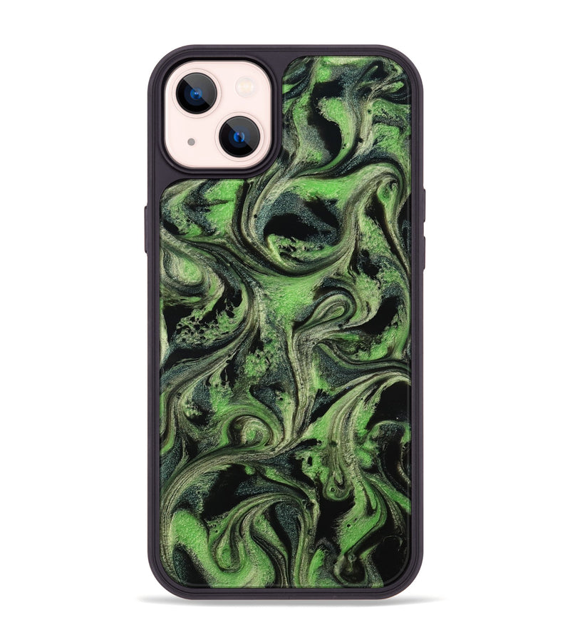 iPhone 14 Plus ResinArt Phone Case - April (Green, 814108)