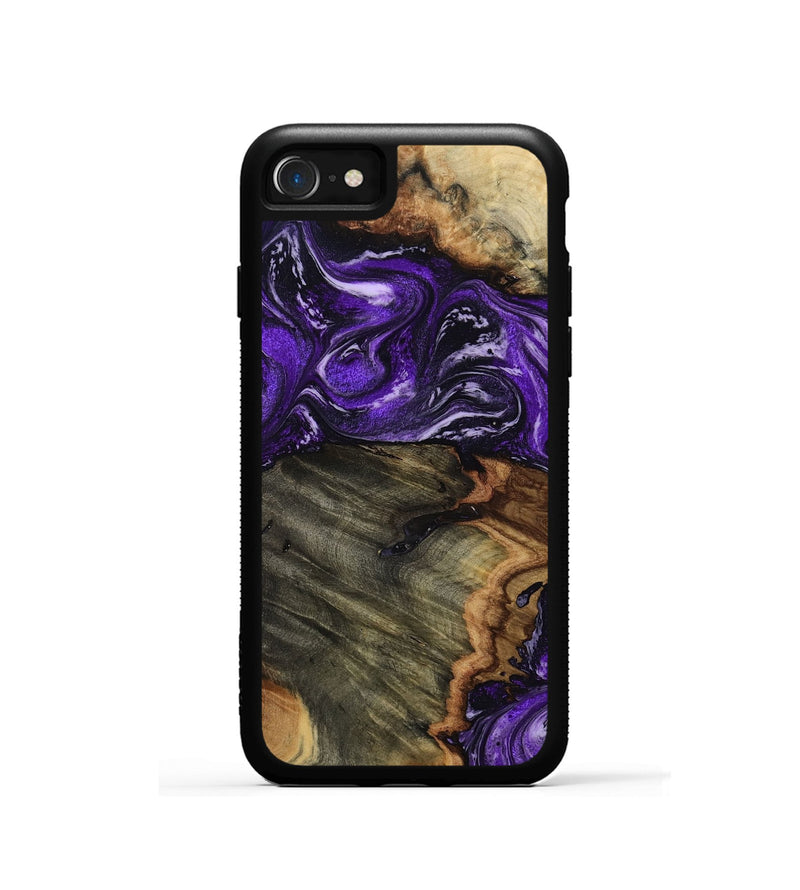 iPhone SE Wood Phone Case - Alison (Purple, 814116)