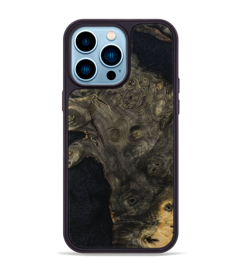 iPhone 14 Pro Max Wood Phone Case - Evelin (Wood Burl, 814182)