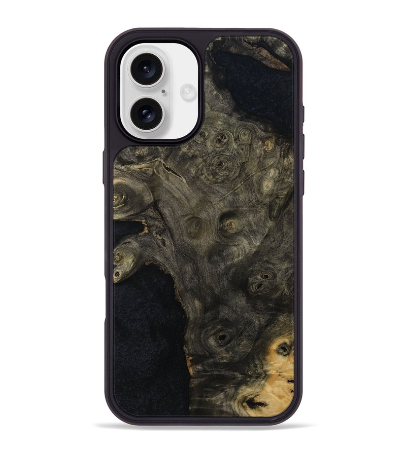 iPhone 16 Plus Wood Phone Case - Evelin (Wood Burl, 814182)