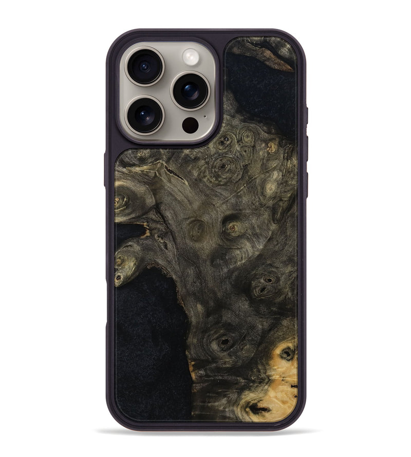 iPhone 16 Pro Max Wood Phone Case - Evelin (Wood Burl, 814182)