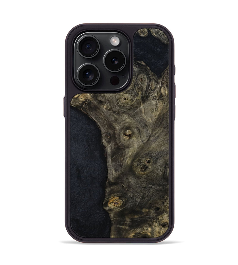 iPhone 15 Pro Wood Phone Case - Kinsley (Wood Burl, 814184)