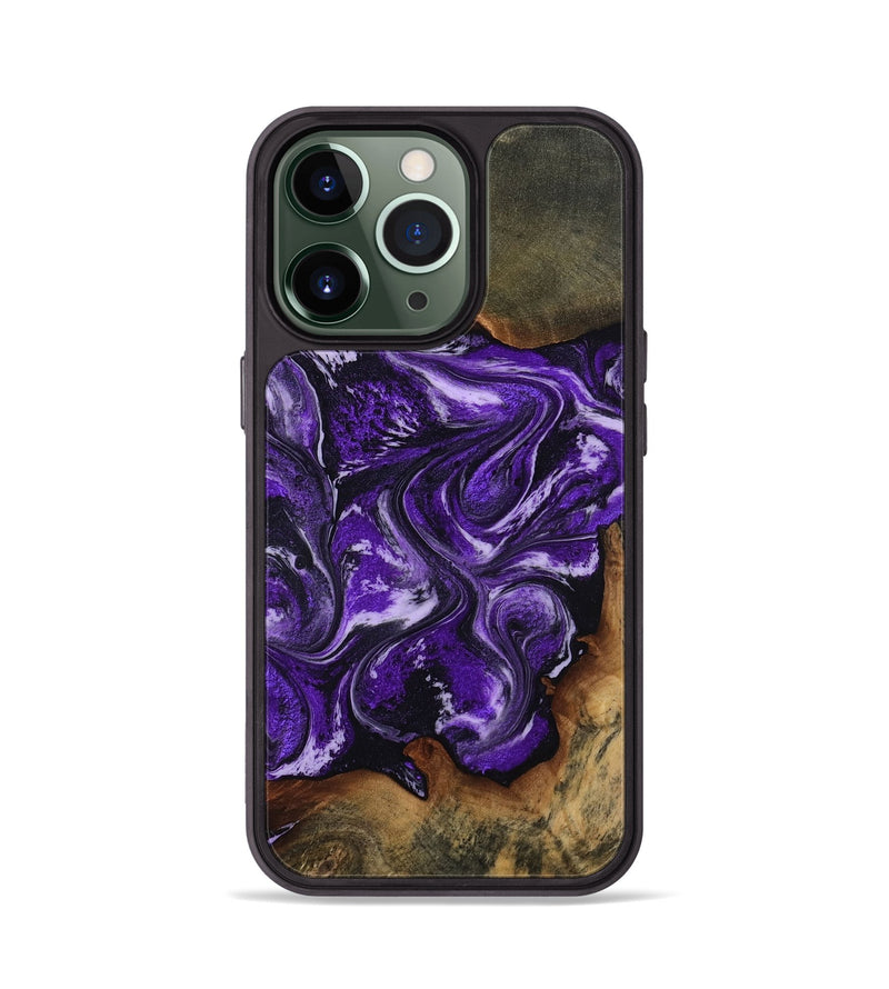 iPhone 13 Pro Wood Phone Case - Mccoy (Purple, 814186)