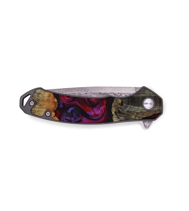 EDC Wood Pocket Knife - Jerrod (Red, 814188)