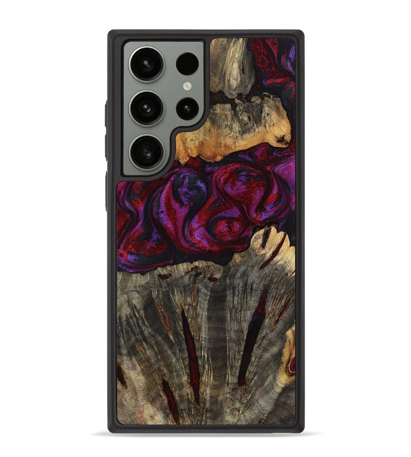 Galaxy S23 Ultra Wood Phone Case - Jerrod (Red, 814188)