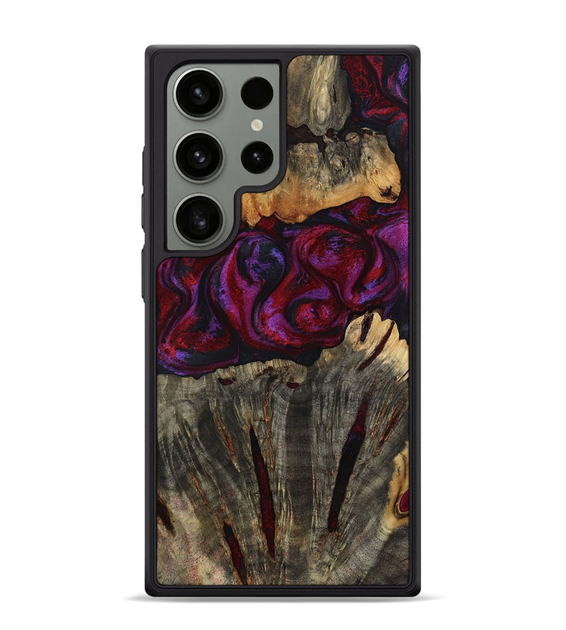 Galaxy S24 Ultra Wood Phone Case - Jerrod (Red, 814188)