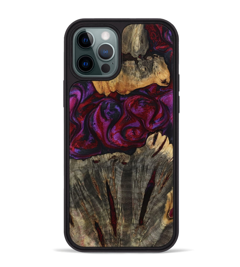iPhone 12 Pro Max Wood Phone Case - Jerrod (Red, 814188)
