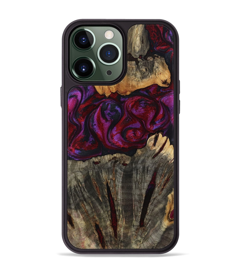 iPhone 13 Pro Max Wood Phone Case - Jerrod (Red, 814188)