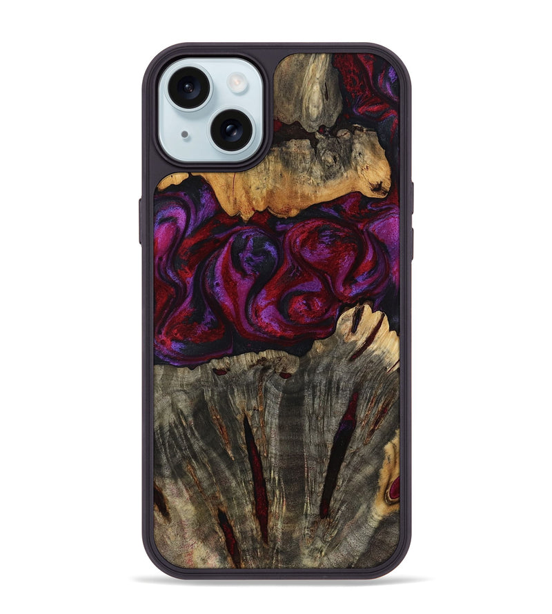 iPhone 15 Plus Wood Phone Case - Jerrod (Red, 814188)