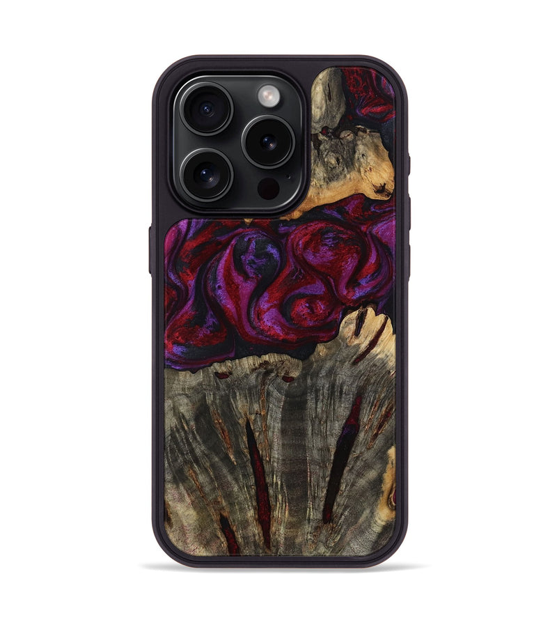 iPhone 15 Pro Wood Phone Case - Jerrod (Red, 814188)