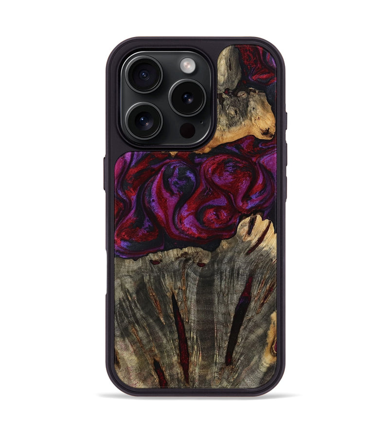 iPhone 16 Pro Wood Phone Case - Jerrod (Red, 814188)