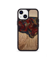 iPhone 13 mini Wood Phone Case - Felix (Red, 814189)