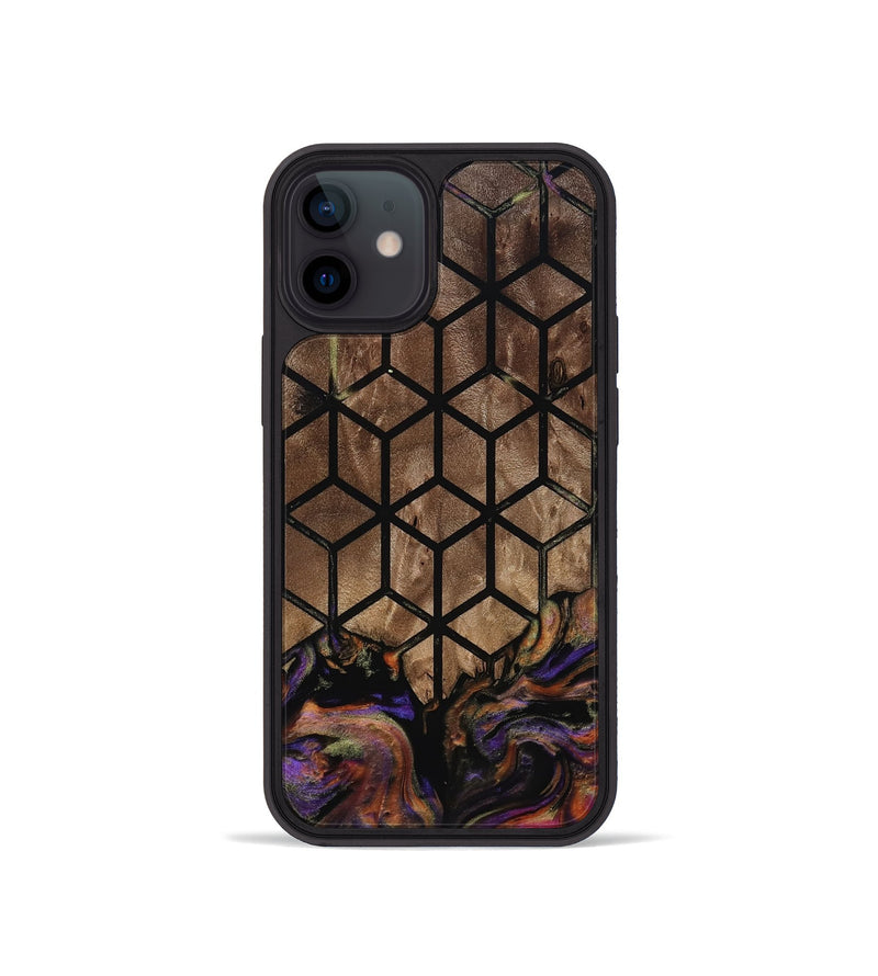iPhone 12 mini Wood Phone Case - Derek (Pattern, 814205)