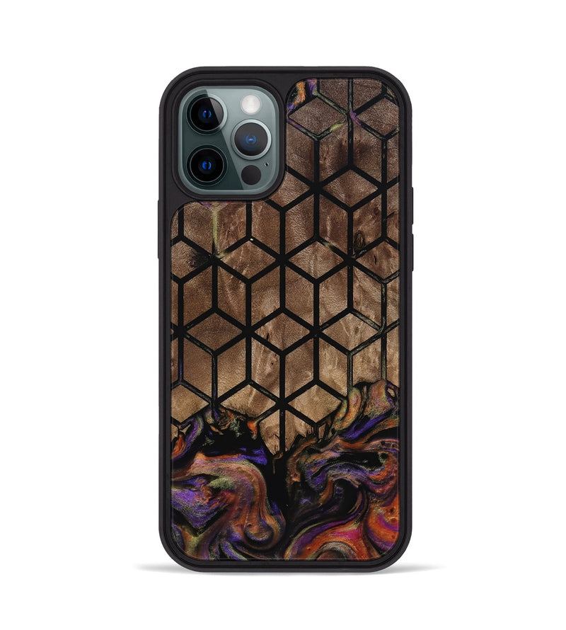 iPhone 12 Pro Wood Phone Case - Derek (Pattern, 814205)