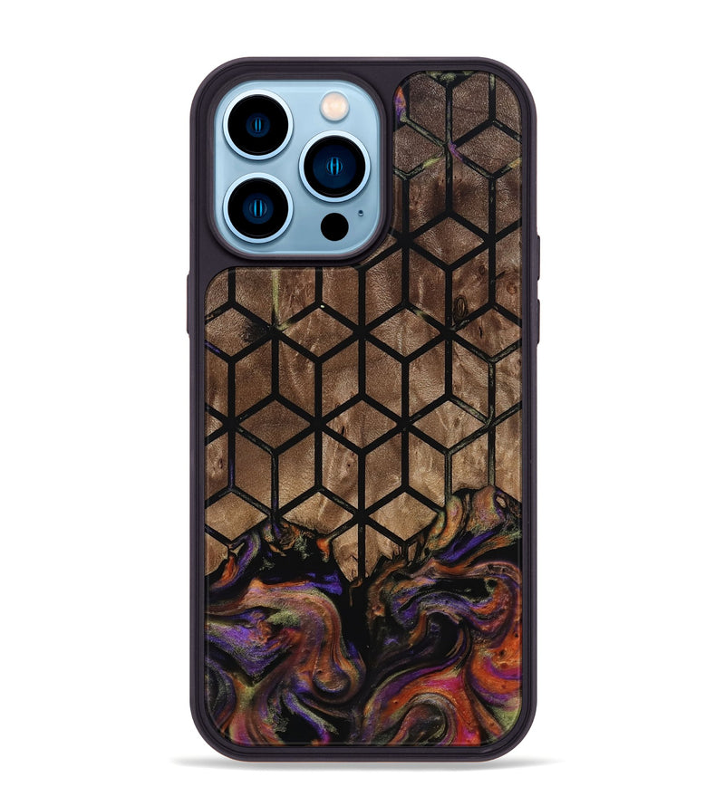 iPhone 14 Pro Max Wood Phone Case - Derek (Pattern, 814205)