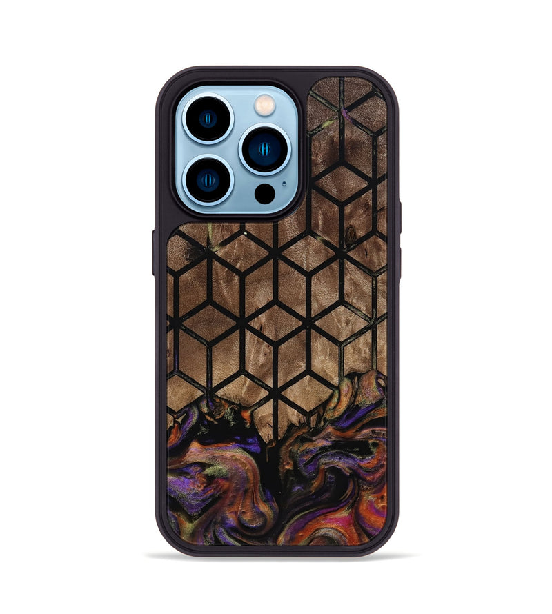 iPhone 14 Pro Wood Phone Case - Derek (Pattern, 814205)