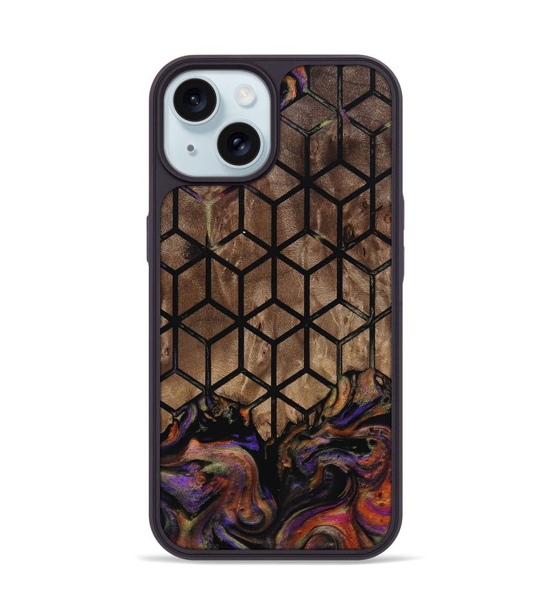 iPhone 15 Wood Phone Case - Derek (Pattern, 814205)