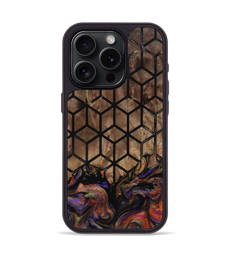 iPhone 15 Pro Wood Phone Case - Derek (Pattern, 814205)