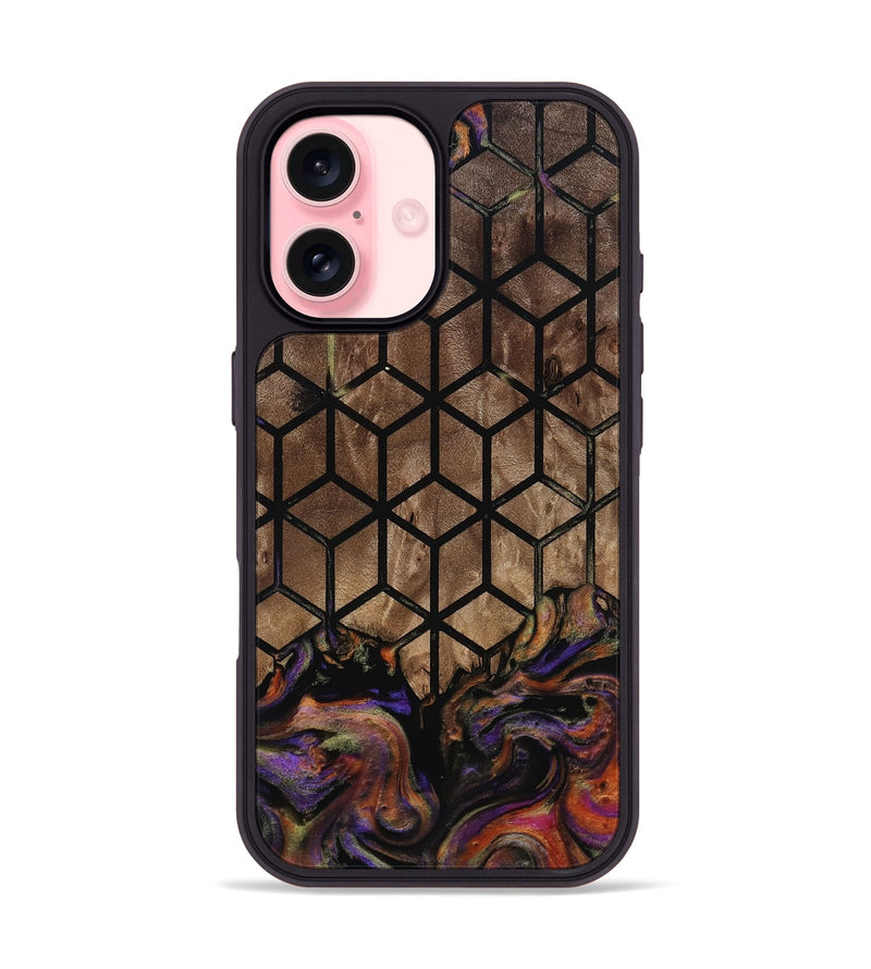 iPhone 16 Wood Phone Case - Derek (Pattern, 814205)