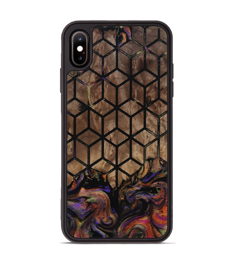 iPhone Xs Max Wood Phone Case - Derek (Pattern, 814205)
