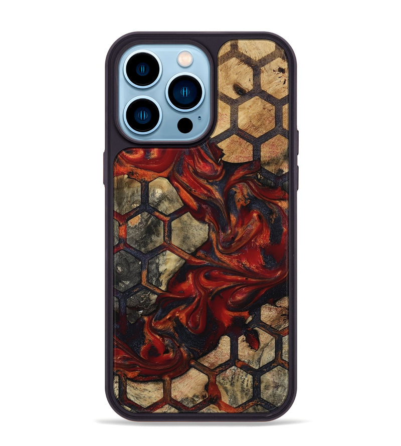 iPhone 14 Pro Max Wood Phone Case - Della (Pattern, 814207)