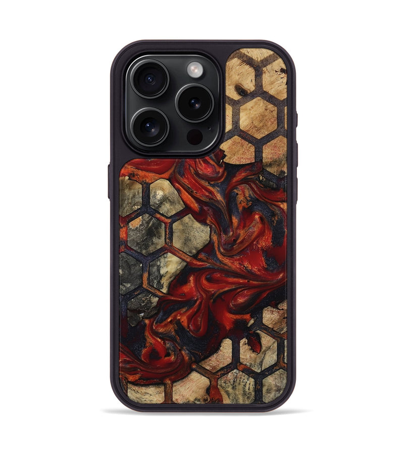 iPhone 15 Pro Wood Phone Case - Della (Pattern, 814207)