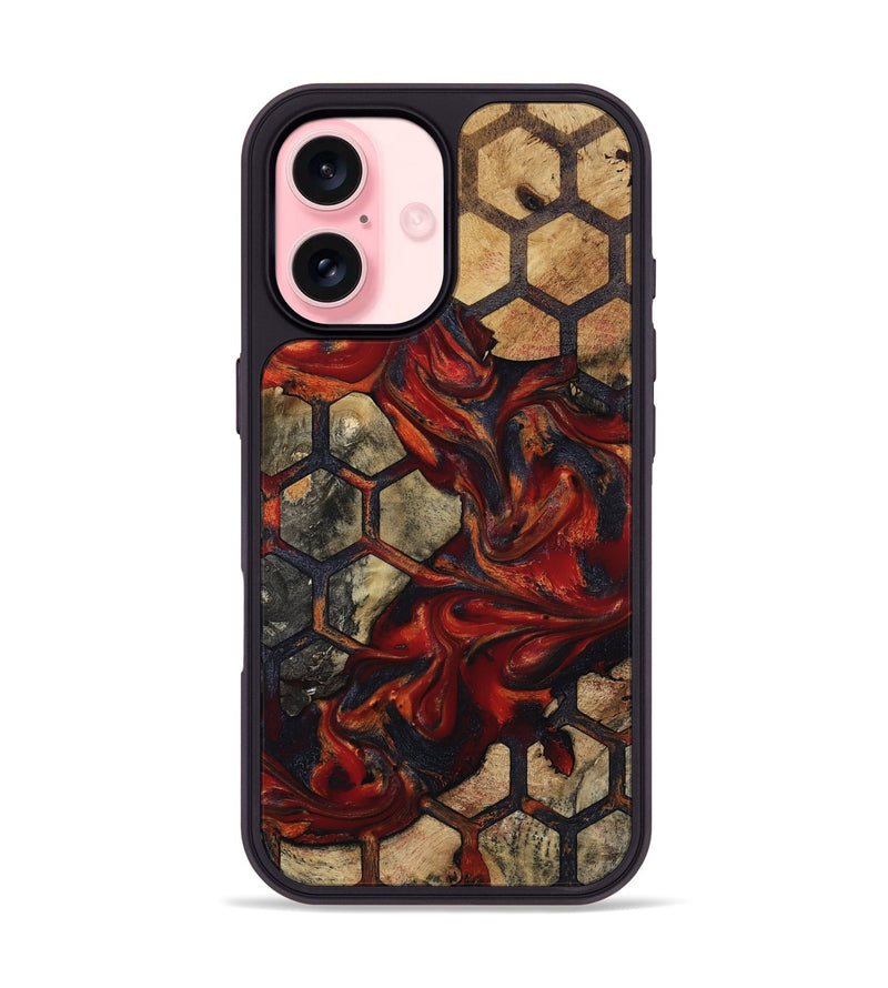 iPhone 16 Wood Phone Case - Della (Pattern, 814207)