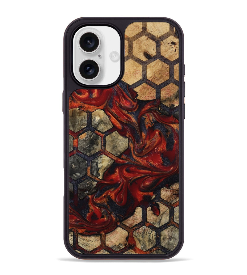 iPhone 16 Plus Wood Phone Case - Della (Pattern, 814207)