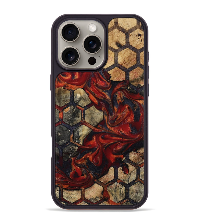 iPhone 16 Pro Max Wood Phone Case - Della (Pattern, 814207)