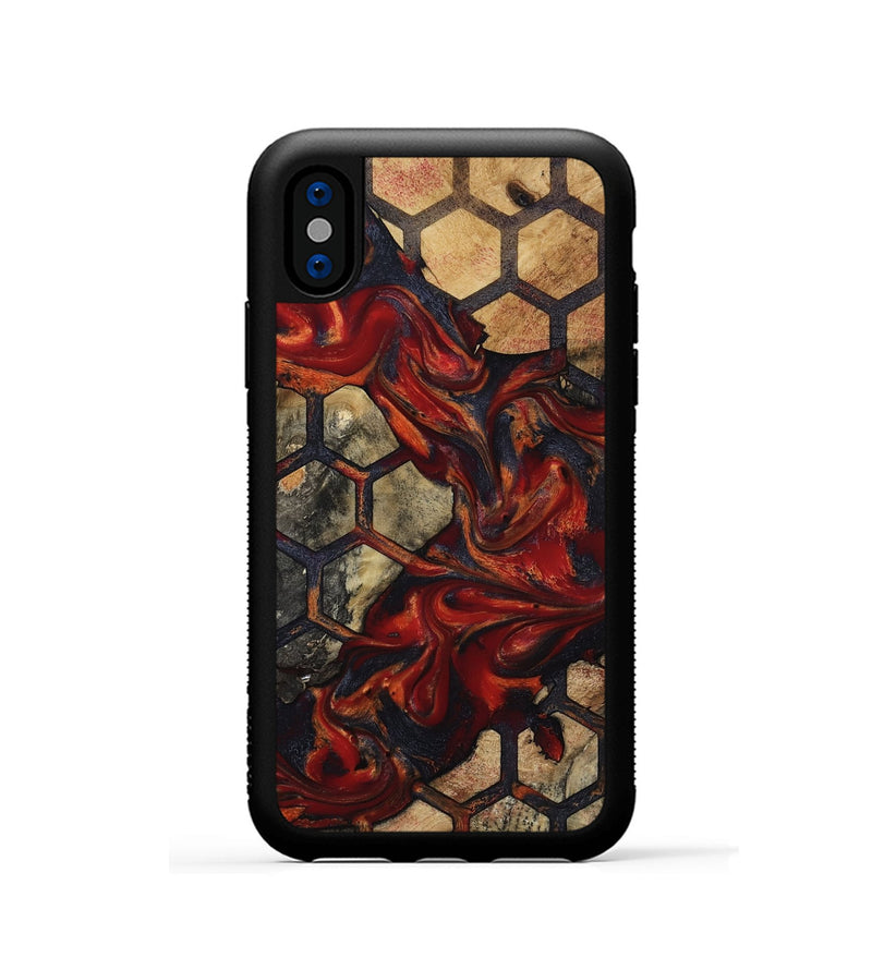 iPhone Xs Wood Phone Case - Della (Pattern, 814207)