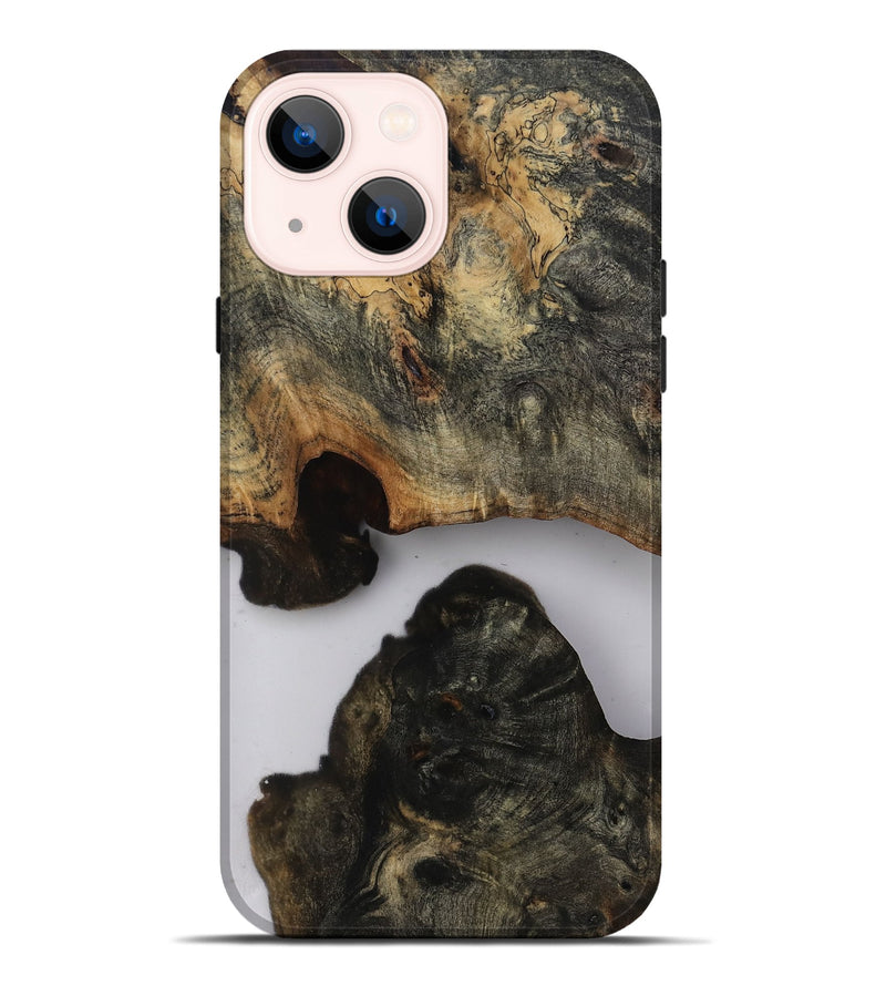 iPhone 14 Plus Wood Live Edge Phone Case - Harve (Clear, 814232)