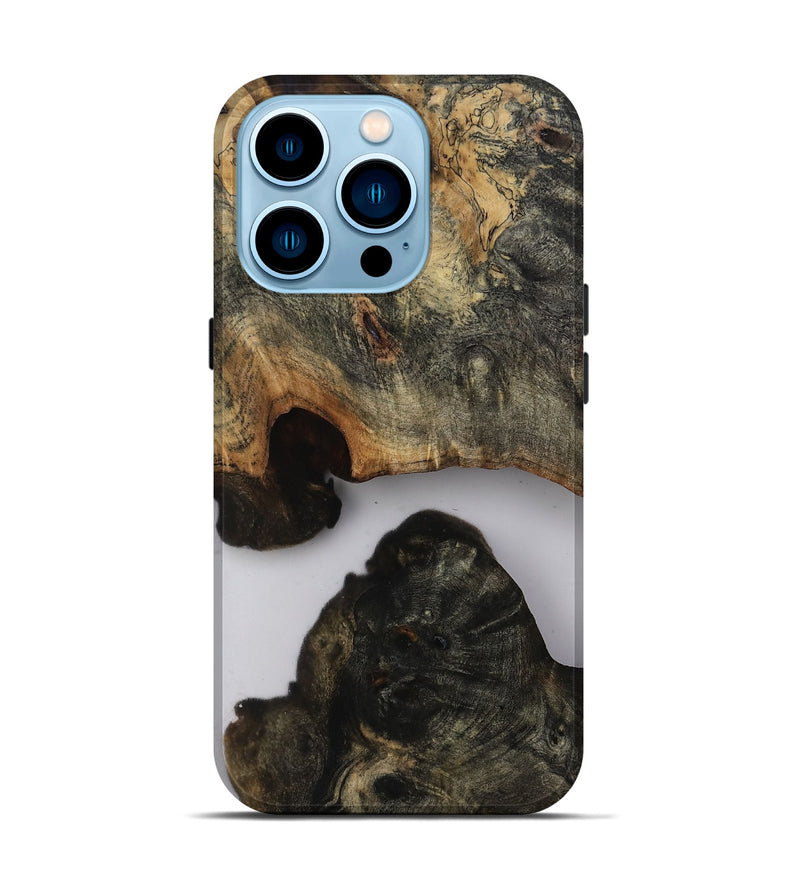 iPhone 14 Pro Wood Live Edge Phone Case - Harve (Clear, 814232)