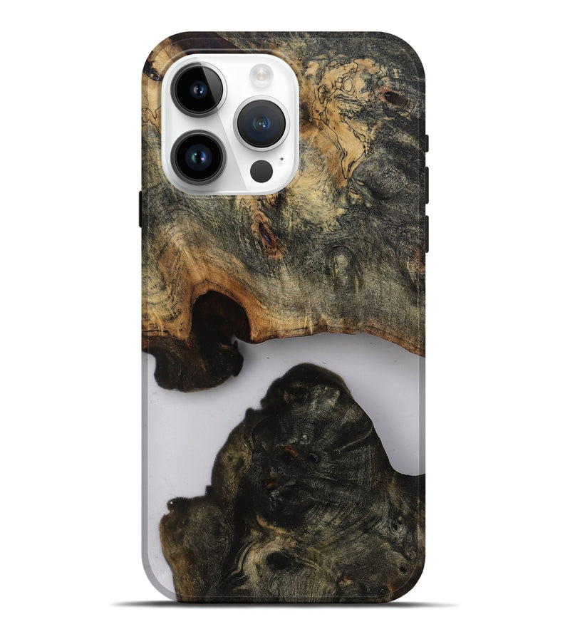 iPhone 15 Pro Max Wood Live Edge Phone Case - Harve (Clear, 814232)
