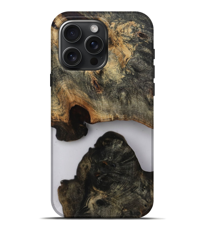iPhone 16 Pro Max Wood Live Edge Phone Case - Harve (Clear, 814232)