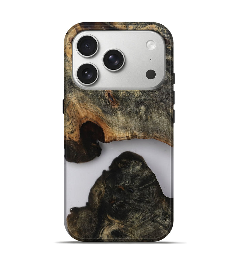 iPhone 17 Pro Wood Live Edge Phone Case - Harve (Clear, 814232)