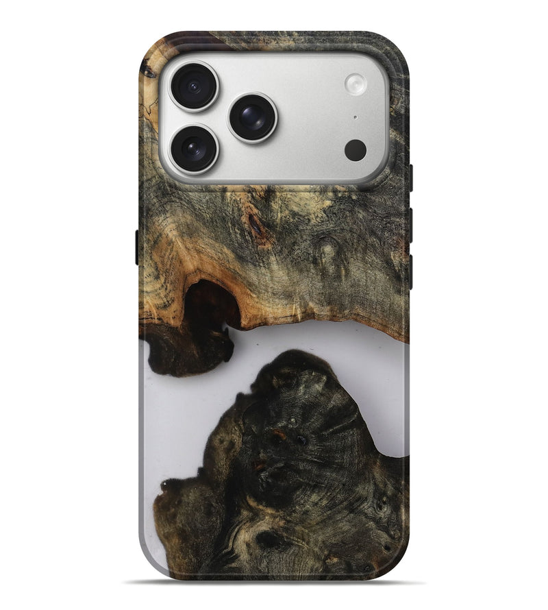 iPhone 17 Pro Max Wood Live Edge Phone Case - Harve (Clear, 814232)