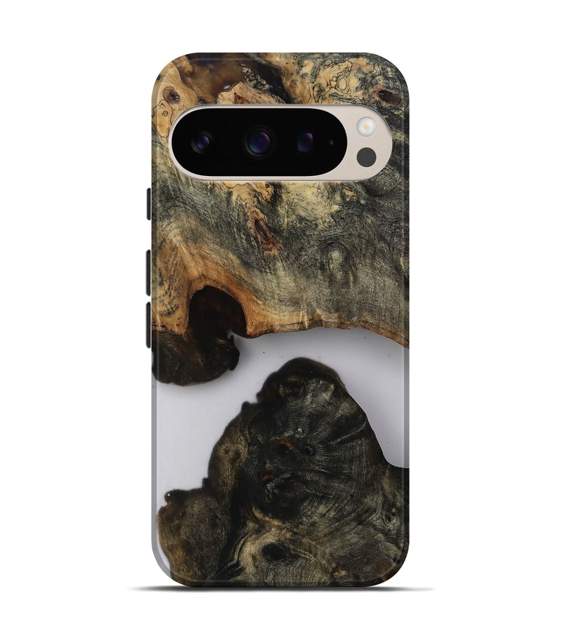 Pixel 9 Wood Live Edge Phone Case - Harve (Clear, 814232)