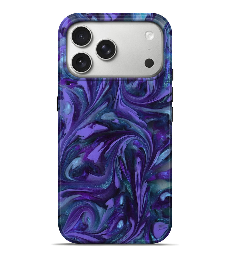 iPhone 17 Pro Max ResinArt Live Edge Phone Case - Sophie (Purple, 814233)