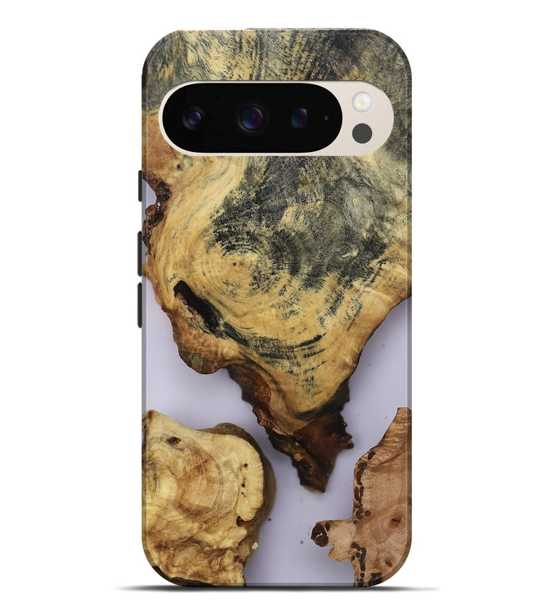 Pixel 9 Pro XL Wood Live Edge Phone Case - Debra (Clear, 814235)