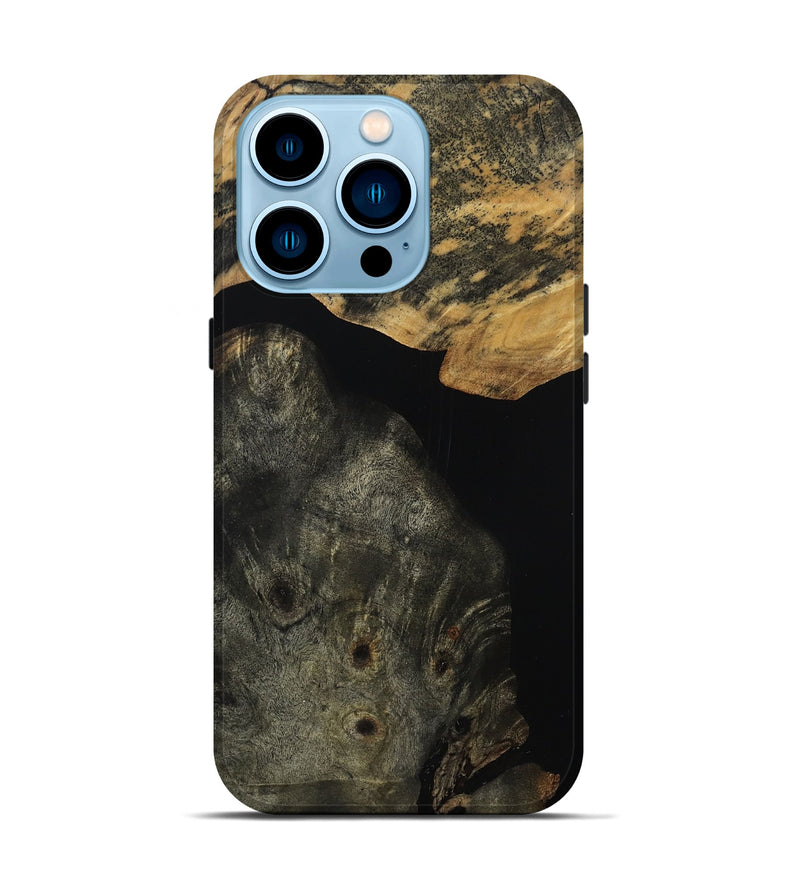iPhone 14 Pro Wood Live Edge Phone Case - Alyce (Wood Burl, 814236)
