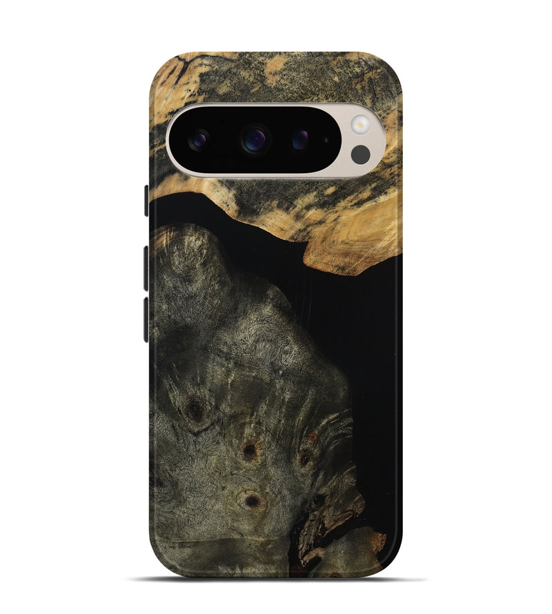 Pixel 9 Pro Wood Live Edge Phone Case - Alyce (Wood Burl, 814236)