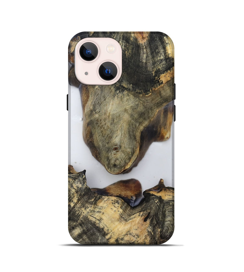 iPhone 13 mini Wood Live Edge Phone Case - Eli (Clear, 814238)