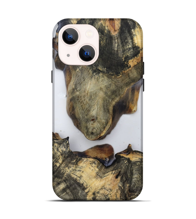 iPhone 14 Wood Live Edge Phone Case - Eli (Clear, 814238)