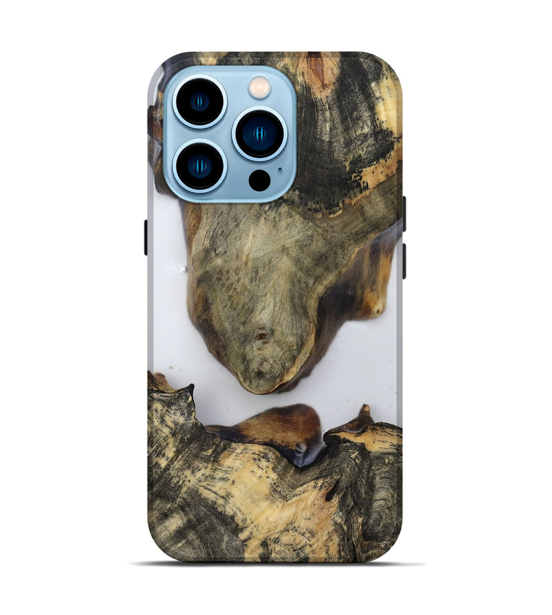 iPhone 14 Pro Wood Live Edge Phone Case - Eli (Clear, 814238)