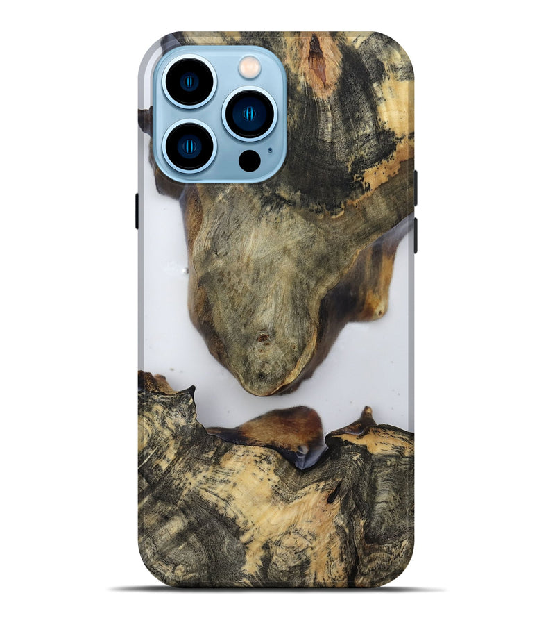 iPhone 14 Pro Max Wood Live Edge Phone Case - Eli (Clear, 814238)