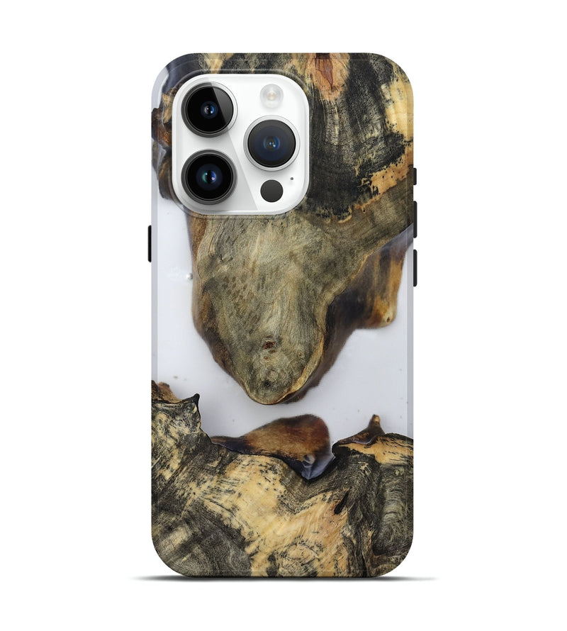 iPhone 15 Pro Wood Live Edge Phone Case - Eli (Clear, 814238)