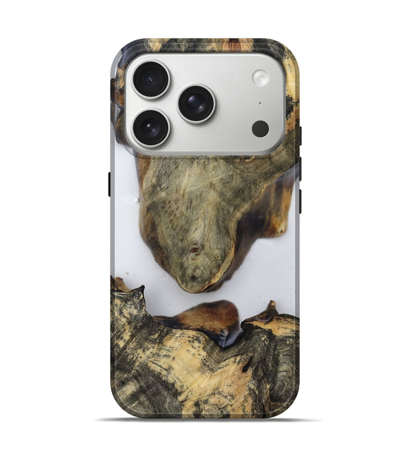 iPhone 17 Pro Wood Live Edge Phone Case - Eli (Clear, 814238)
