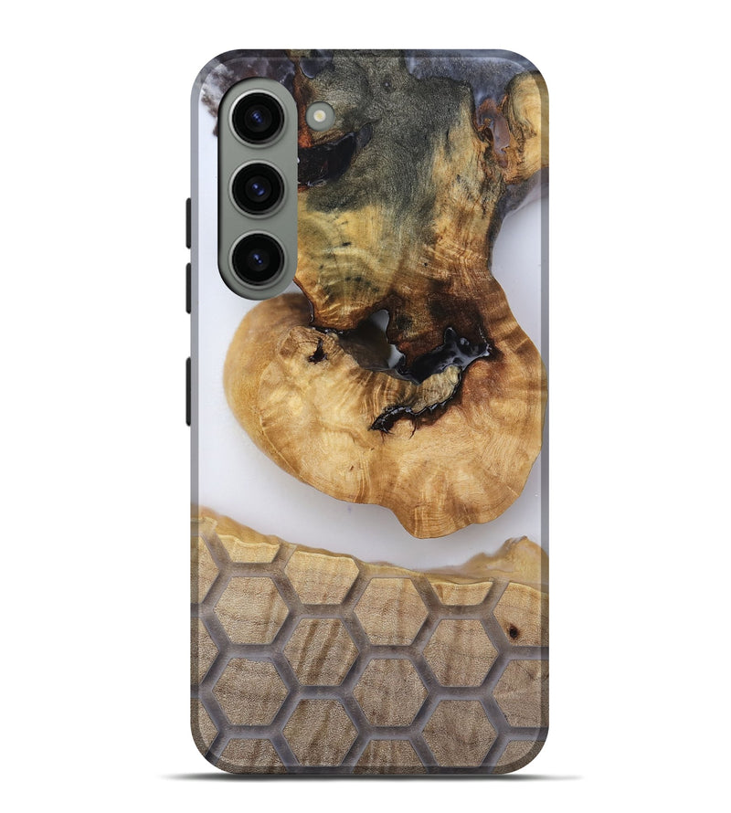 Galaxy S23 Plus Wood Live Edge Phone Case - Celine (Clear, 814244)