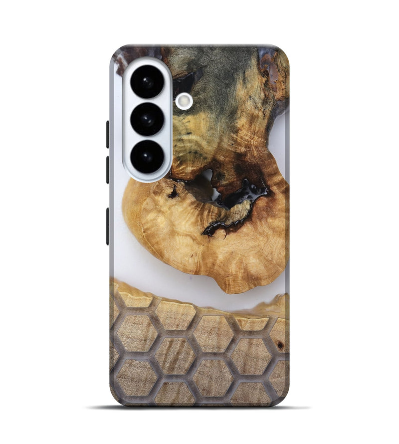 Galaxy S26 Wood Live Edge Phone Case - Celine (Clear, 814244)